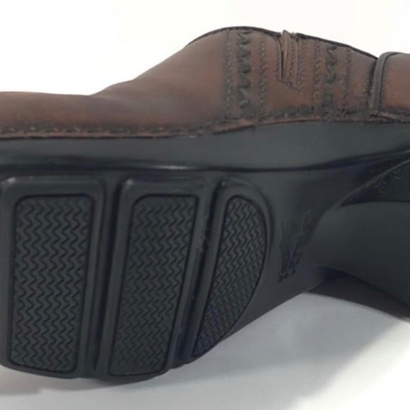 Dansko Sienna Brush Off Brown Leather Clogs 37 - Picture 8 of 8